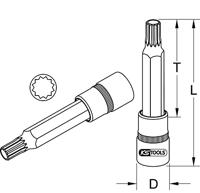 KS Tools 9111356 911.1356 Verwisselbare kop - thumbnail