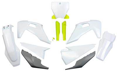 UFO PLAST kappenset trim kit ufo husqvarna oem wt/ye/gr