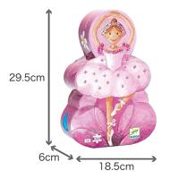 Puzzel De ballerina met bloem 36 stuks DJECO multi-gekleurd - thumbnail