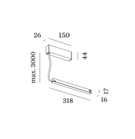 Bert Frank - Riddle Wandlamp Double - thumbnail