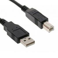 USB-A naar USB-B kabel - USB2.0 - tot 2A / zwart - 3 meter - thumbnail