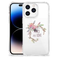 Apple iPhone 14 Pro Max Stevig | Bumper Hoesje | Boho Text - thumbnail