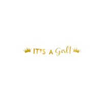 Letter banner - It&apos;s a girl! - thumbnail