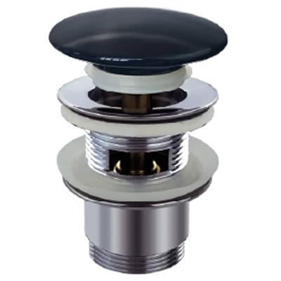 Design CLIC-CLAC Waste, met Overloop, 1 ¼" x 65 mm, Mat Zwart Design CLIC-CLAC Waste, met Overloop, 1 ¼" x 65 mm, Mat Zwart