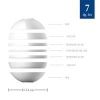 VILLEROY & BOCH - Iconic - La Boule 7-dlg White - thumbnail