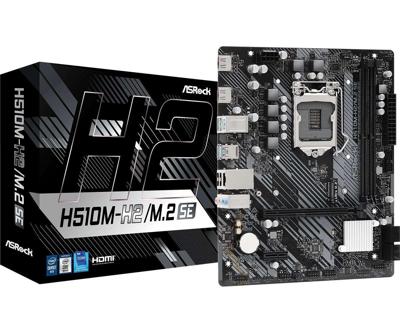 Moederbord ASRock H510M-H2/M.2 SE LGA 1200 Intel H470