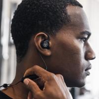 Jlab Audio Fit Sport 3 draadloze oordopjes, bluetooth oordopjes met flexibele oorhaakjes met geheugendraad, IP55 zweetbestendigheid, ruisisolatie en aangepast EQ3-geluid, zwart - thumbnail