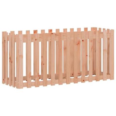 VidaXL Plantenbak verhoogd hekontwerp 150x50x70 cm massief douglashout VidaXL Plantenbak verhoogd hekontwerp 150x50x70 cm massief douglashout