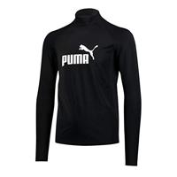 Puma Long Sleeve Rash Guard Heren Zwart-L - thumbnail