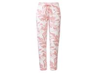esmara Dames joggingbroek (roze/wit, XS (32/34)) - thumbnail