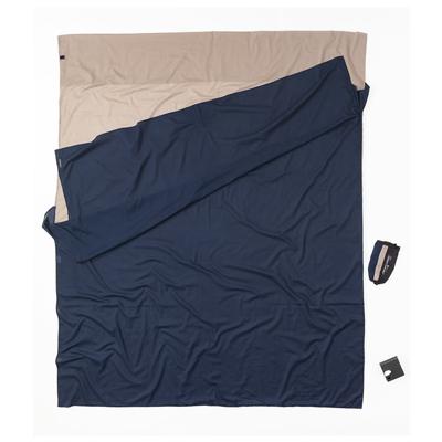 Cocoon Travel Sheet Double Egyptian Cotton Lakenzak Khaki / Tuareg