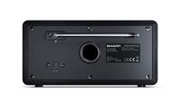SHARP DR450 digitale radio (DAB/DAB+/FM met RDS, Bluetooth, wekkerfuncties, 6 watt), zwart - thumbnail