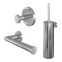 Toiletaccessoire Set Brauer Chrome 3-in-1 Chrome - thumbnail
