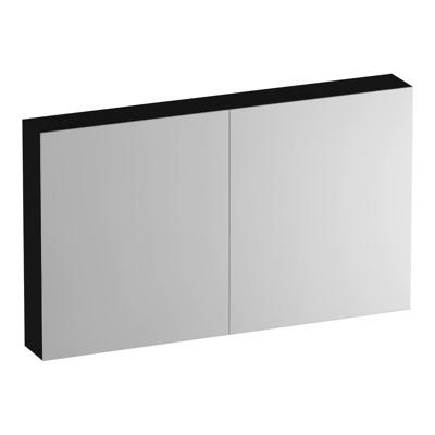 Brauer Impress Spiegelkast 120 cm - zonder Verlichting - Met 2 Dubbelzijdige Spiegeldeuren - Timber Black