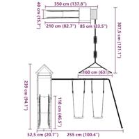 Speelhuis massief douglashout - thumbnail