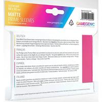 Gamegenic - Sleeves Matte Prime Pink (100 Sleeves) - thumbnail