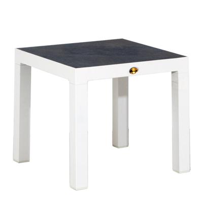 Bijzet tafel Milford Sky White D 50 x B 50 X H 47 cm Oosterik Home - Oosterik home