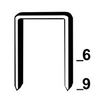 Prebena PF09CNK Nieten Type PF 5000 stuk(s) Afm. (l x b) 9 mm x 10.55 mm - thumbnail