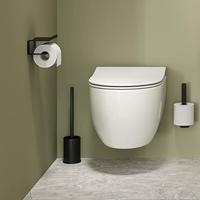 Tiger Colar toiletrolhouder met planchet zwart - thumbnail