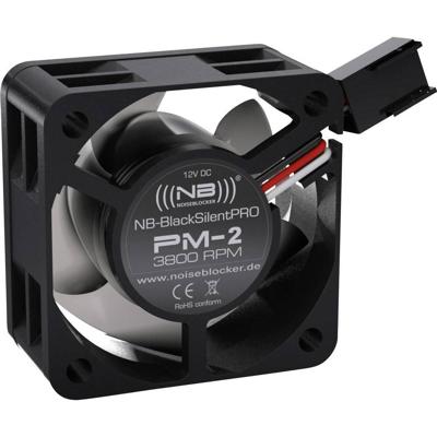 NoiseBlocker BlackSilent Pro PC-ventilator Zwart (b x h x d) 40 x 40 x 20 mm NoiseBlocker BlackSilent Pro PC-ventilator Zwart (b x h x d) 40 x 40 x 20 mm