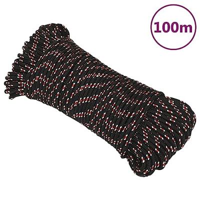 Boot touw 3 mm 100 m polypropyleen zwart