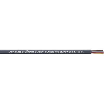 LAPP ÖLFLEX® CLASSIC 100 BK POWER Stuurstroomkabel 4 G 6 mm² Zwart 1120475/500 500 m