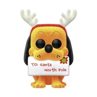 Disney Holiday Funko Pop Vinyl: Pluto Flocked - thumbnail