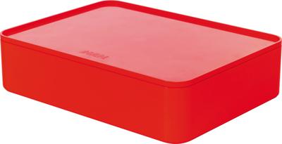 HAN HA-1110-17 Smart-organiser Allison Box Met Binnenschaal En Deksel Kersen Rood, Stapelbaar HAN HA-1110-17 Smart-organiser Allison Box Met Binnenschaal En Deksel Kersen Rood, Stapelbaar