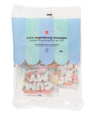 HEMA Regenboog zure matjes uitdeelzak - 10 stuks