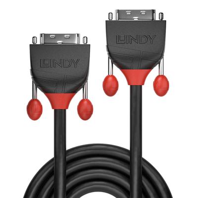 LINDY DVI aansluitkabel 3,00 m 36257 zwart [1x DVI stekker 18+1pol. - 1x DVI stekker 18+1pol.]