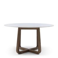 Rivièra Maison Ronde Eettafel 'Casone' Marmer en eikenhout, 140cm - thumbnail