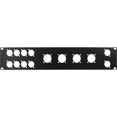 Omnitronic Z-19 8x D-Type/4xNL8/T 2HE 2 HE Frontplaat