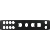 Omnitronic Z-19 8x D-Type/4xNL8/T 2HE 2 HE Frontplaat - thumbnail