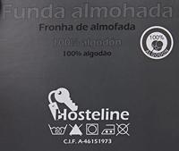 Kussensloop Hosteline IRIS Wit Bed van 180/200 144 Draden 45 x 100 cm - thumbnail