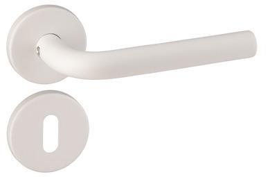 Lima ø16mm paar op rnd rozet m/ sl. roz. wit