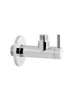 Hoekstopkraan Hotbath Cobber Rond met Filter Zwart Chroom - thumbnail