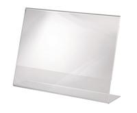 Sigel TA211 TA211 Tafelstatief L-vorm Voor papierformaat: DIN A4 liggend Glas (helder) 1 stuk(s) - thumbnail