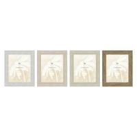 Fotolijsten Home ESPRIT Wit Beige Kristal polyestyreen Marmer Scandinavisch 26 x 2 x 31 cm (4 Stuks) - thumbnail