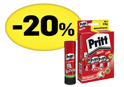Lijmstift pritt stick original 22gr promopack | 12 stuks