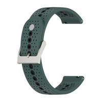 By Qubix - Dot Pattern bandje - Groen - Compatible met Garmin Vivoactive 6 / Vivoactive 5 / Vivoactive 3 - Compatible Garmin bandje - Bandbreedte: 20mm - thumbnail