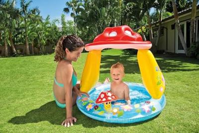 Intex 57114np paddestoel baby zwembadje 102x89cm Intex 57114np paddestoel baby zwembadje 102x89cm