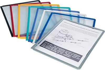 Durable Zichtpaneel | polypropyleen met profielframe | donkerblauw DIN A4 | reflexie-arm | 5 stuks in zak - 560607 560607 Durable Zichtpaneel | polypropyleen met profielframe | donkerblauw DIN A4 | reflexie-arm | 5 stuks in zak - 560607 560607