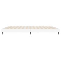 Bedframe LED massief hout wit 120x200 cm - thumbnail