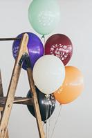 Ballonnen Happy Halloween Kleurenmix (6st) - thumbnail