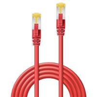 LINDY 47294 RJ45 Netwerkkabel, patchkabel CAT 6a (losse kabel CAT 7) S/FTP 2.00 m Rood Snagless 1 stuk(s) - thumbnail