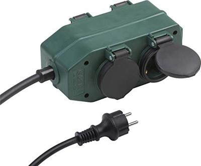 Meister Stekkerblok 4V Ip44 2M Gr/Zw - WU7430940