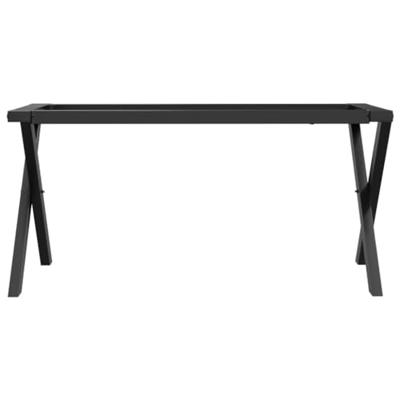 Salontafelpoten X-frame 70x30x43 cm gietijzer