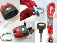 Citycat slot ketting city cat 120cm met hangslot art**** - thumbnail