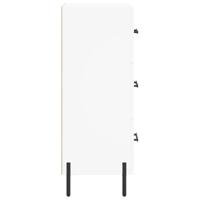 Dressoir 34,5x34x90 cm bewerkt hout wit - thumbnail