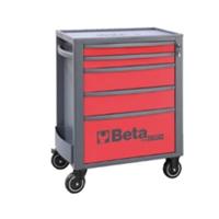 Beta RSC24/5-R | Gereedschapswagen | 5 laden | Rood - 024004053 - thumbnail
